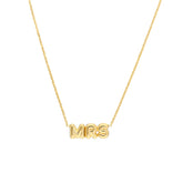 Puff MRS Pendant Necklace
